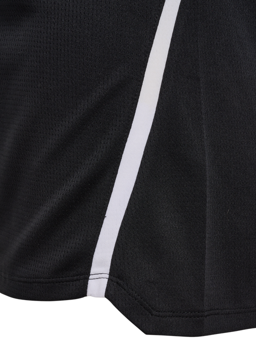 hmlLEAD 2.0 JERSEY S/S WOMAN, BLACK/ASPHALT, packshot