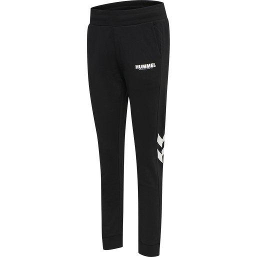hmlLEGACY WOMAN TAPERED PANTS, BLACK, packshot
