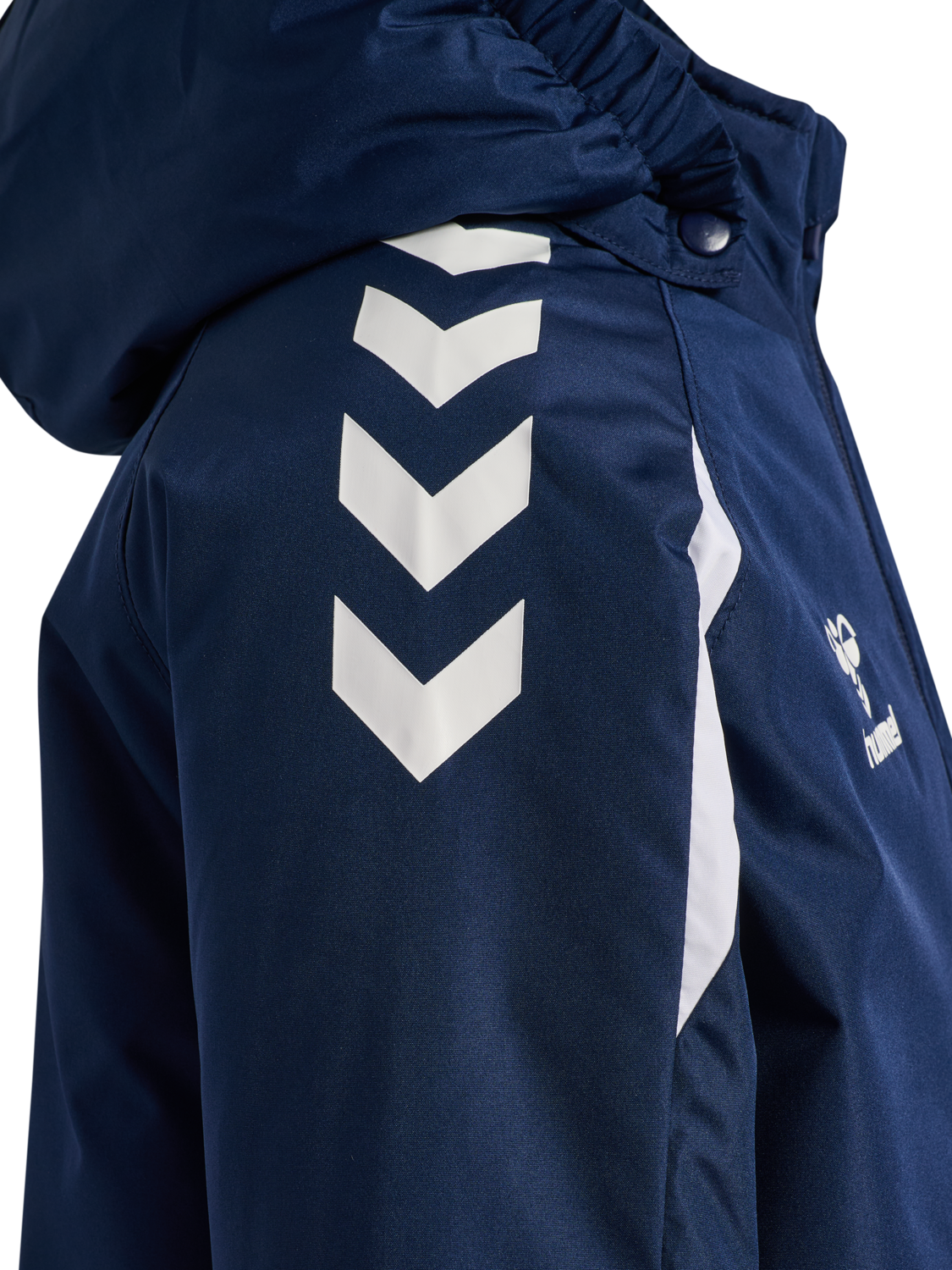 hmlCORE 2.0 BENCH JACKET KIDS, MARINE/WHITE, packshot