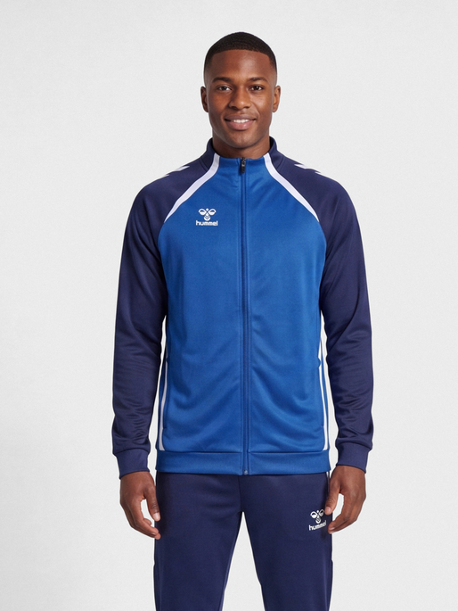 hmlLEAD 2.0 TRACK ZIP JACKET, TRUE BLUE/MARINE, model