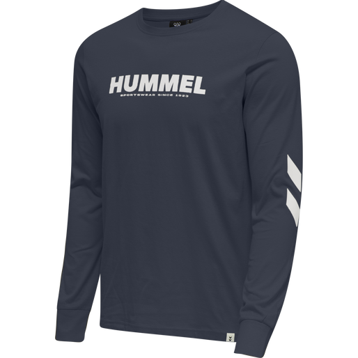hmlLEGACY T-SHIRT L/S, BLUE NIGHTS hmlLEGACY T-SHIRT L/S, BLUE NIGHTS, packshot