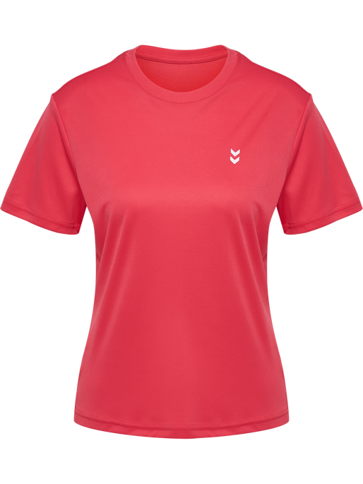 hmlPULSE TRAINING W T-SHIRT S/S, CAYENNE, packshot