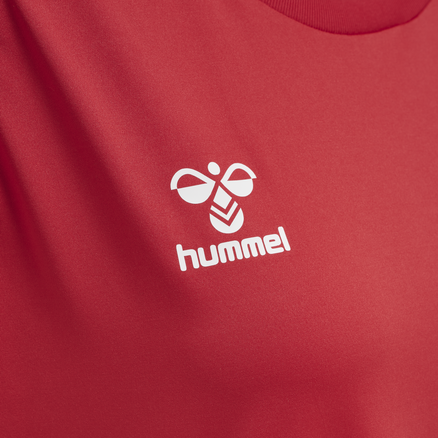 hmlCORE VOLLEY STRETCH TEE WO, TRUE RED, packshot