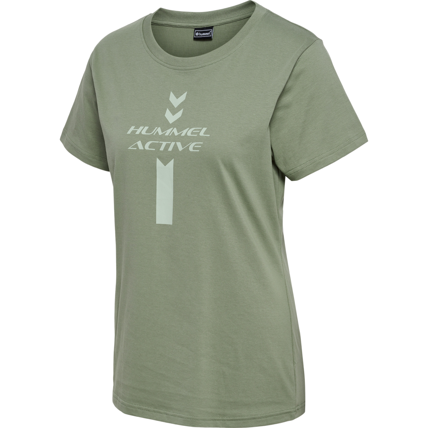 hmlACTIVE GRAPHIC CO TEE S/S WOMAN, SEA SPRAY, packshot