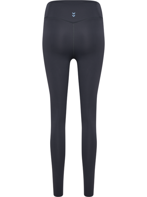 hmlYOGA WRAP HIGH WAIST W TIGHTS, EBONY, packshot