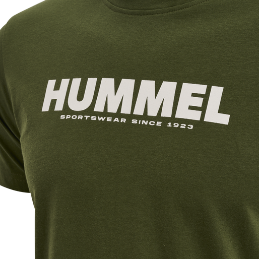 hmlLEGACY T-SHIRT, RIFLE GREEN, packshot