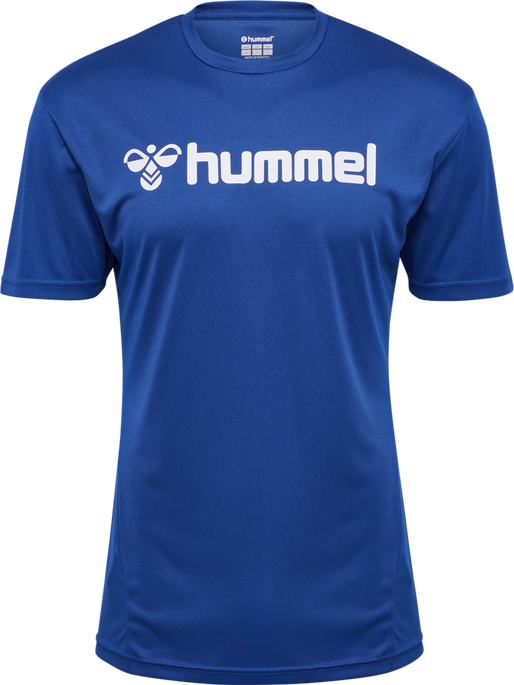 hmlLOGO JERSEY S/S, TRUE BLUE, packshot