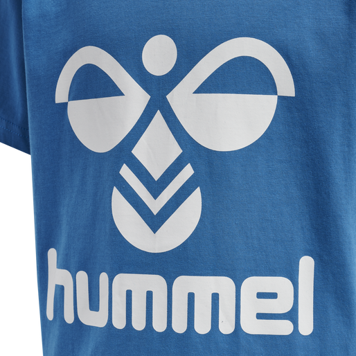 hmlTRES T-SHIRT S/S, VALLARTA BLUE, packshot