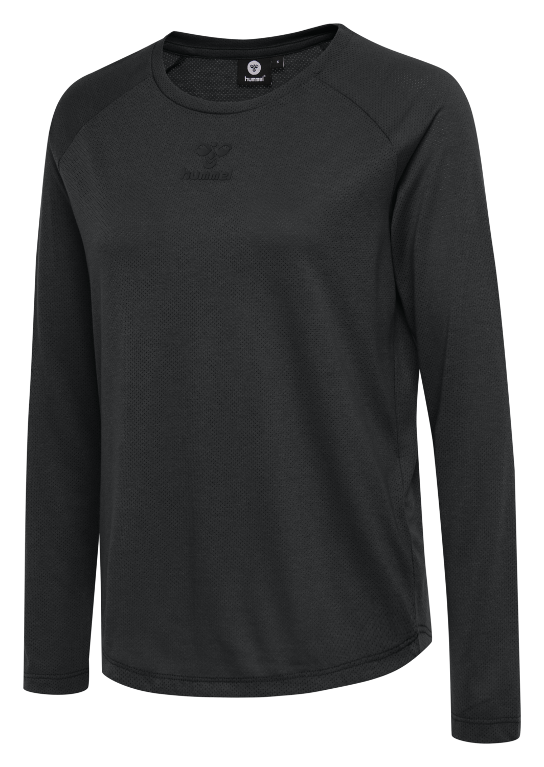 hmlVANJA T-SHIRT L/S, BLACK, packshot