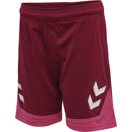 hmlLEAD POLY SHORTS KIDS , BIKING RED, packshot