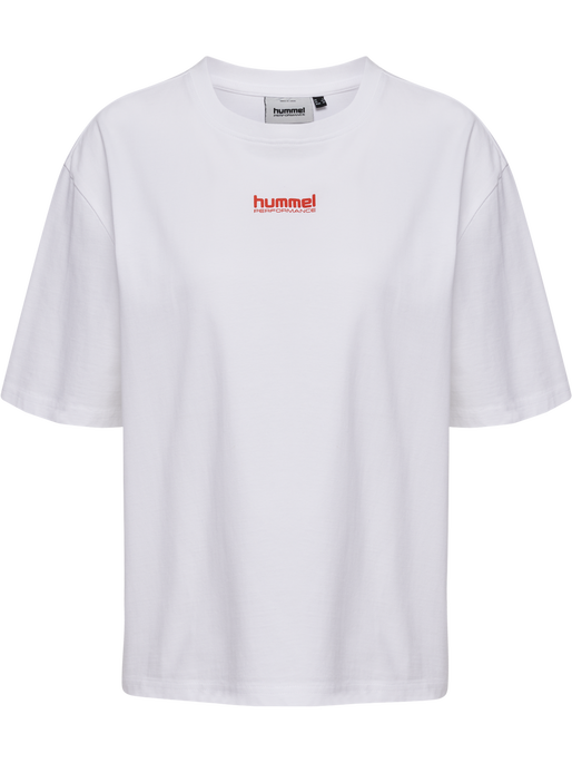 hmlFAST LOOSE T-SHIRT S/S, WHITE, packshot