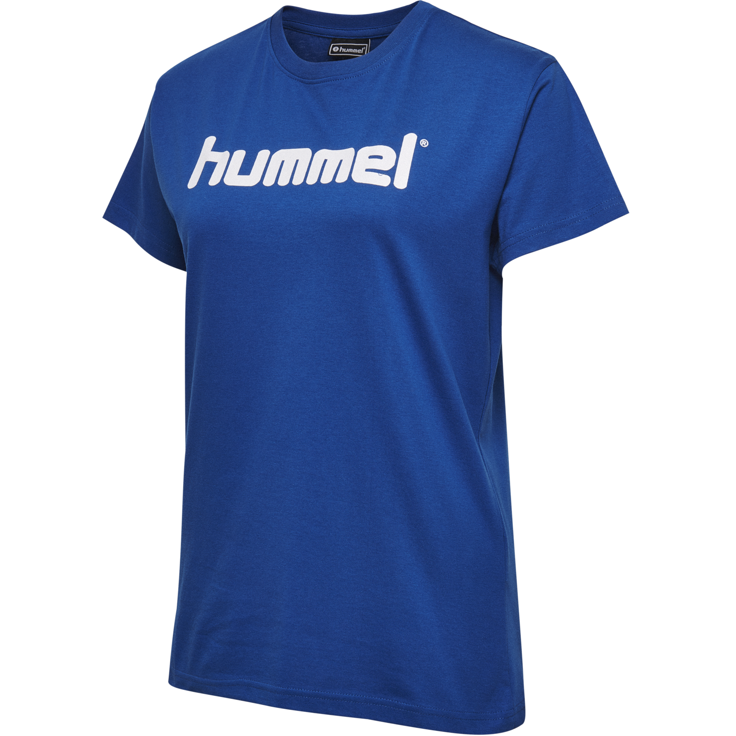 HMLGO COTTON LOGO T-SHIRT WOMAN S/S, TRUE BLUE, packshot