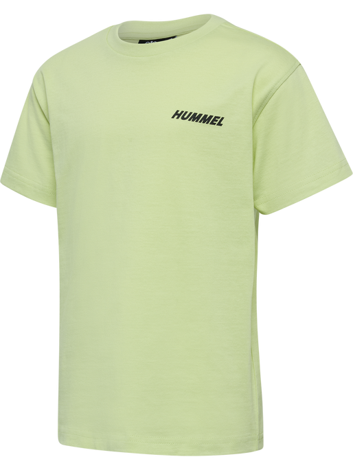 hmlCASPER T-SHIRT S/S, SHADOW LIME, packshot