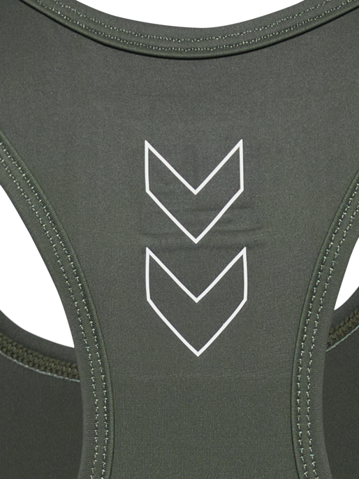 hmlTE FUNDAMENTAL SPORTS BRA, CLIMBING IVY, packshot