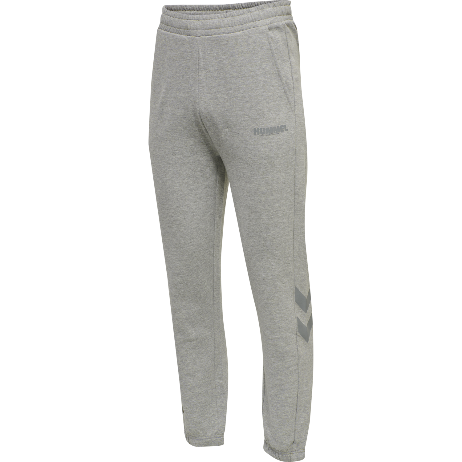 hmlLEGACY REGULAR PANTS, GREY MELANGE, packshot