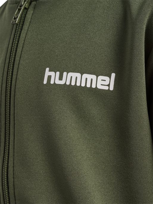 hmlTUKAS TRACKSUIT, DUSTY OLIVE, packshot