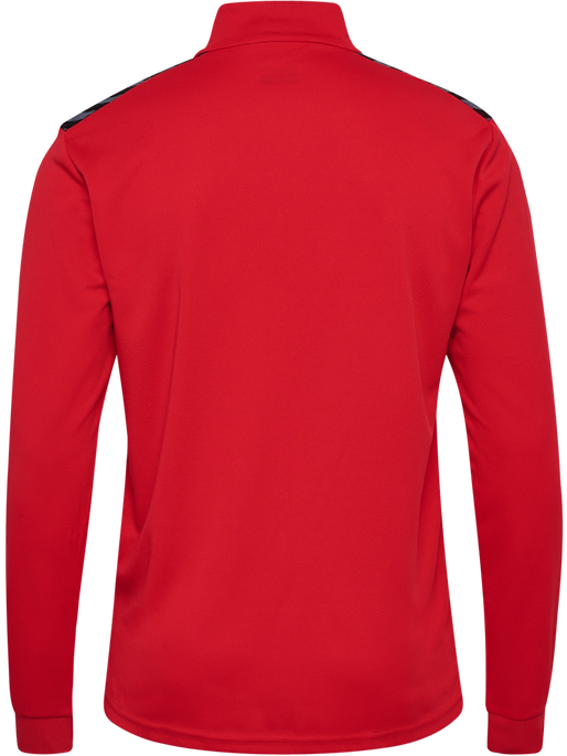 hmlAUTHENTIC HALF ZIP SWEAT, TRUE RED hmlAUTHENTIC HALF ZIP SWEAT, TRUE RED, packshot