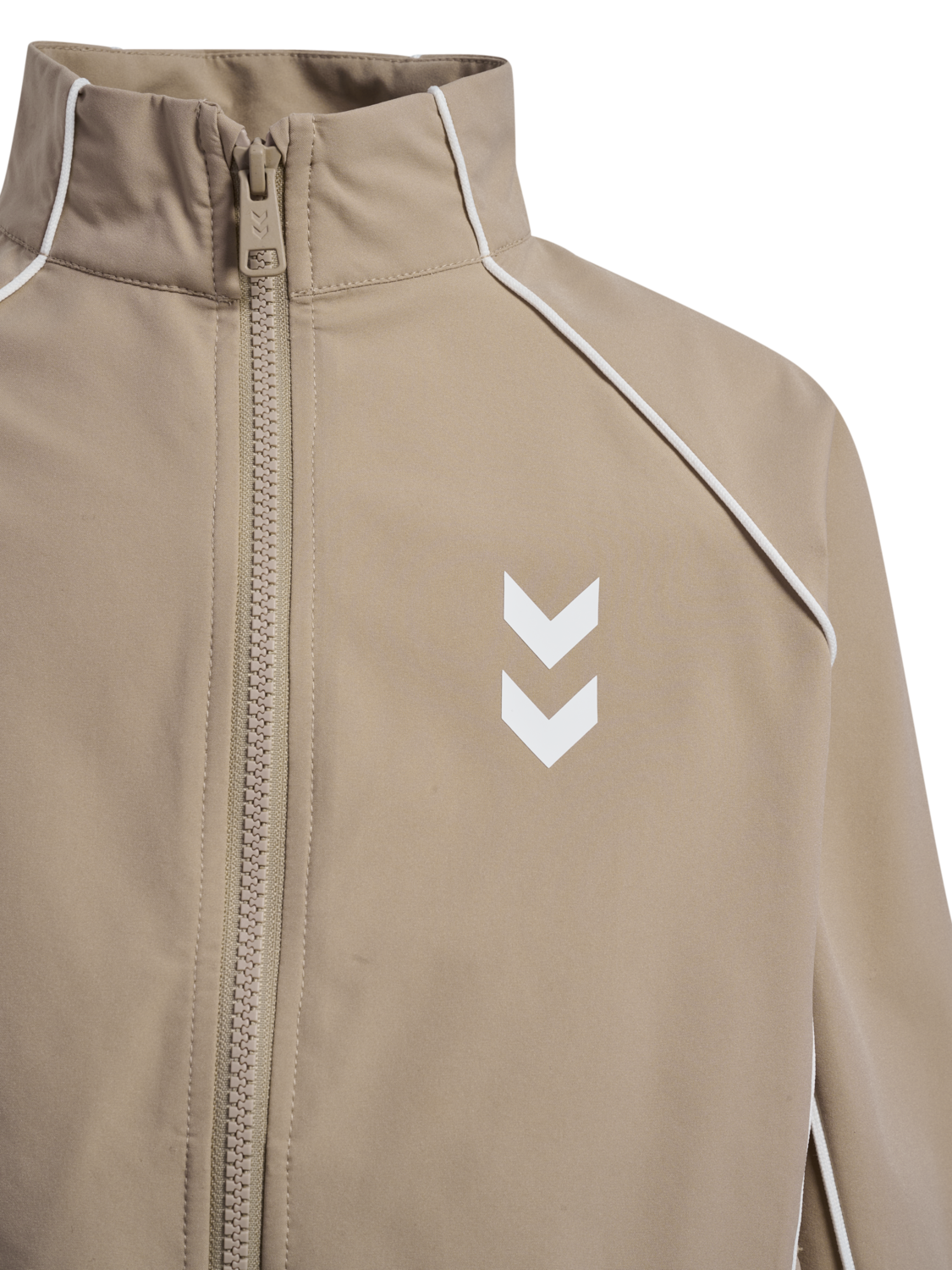 hmlJR STREET TRACKSUIT JACKET, SILVER MINK, packshot