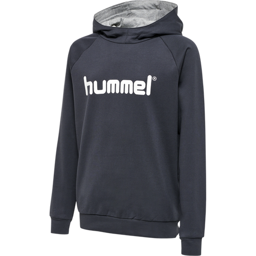 HMLGO KIDS COTTON LOGO HOODIE, INDIA INK, packshot