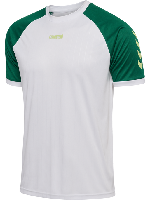 hmlPULSE STRIPE T-SHIRT S/S, VERDANT GREEN hmlPULSE STRIPE T-SHIRT S/S, VERDANT GREEN, packshot