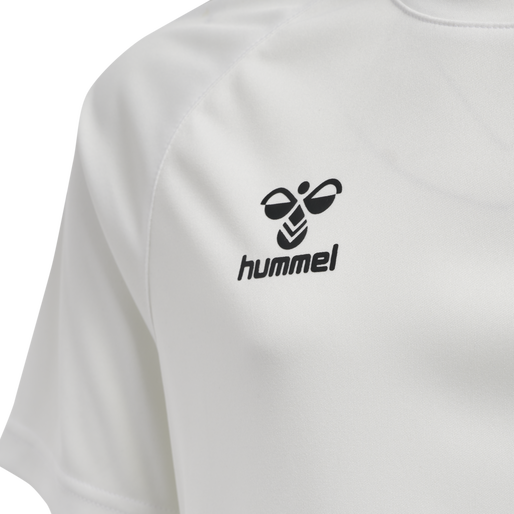 hmlCORE XK CORE POLY TEE S/S KIDS, WHITE hmlCORE XK CORE POLY TEE S/S KIDS, WHITE, packshot
