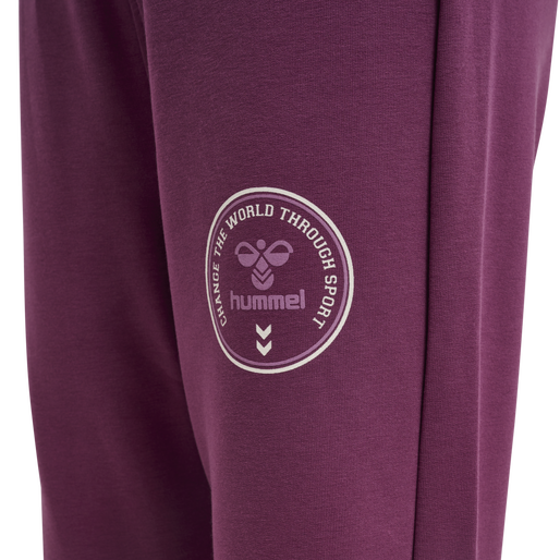 hmlMATH PANTS, AMARANTH, packshot