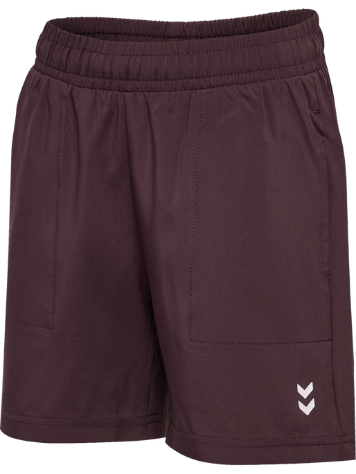 hmlJR PULSE WORKOUT SHORTS, FUDGE, packshot