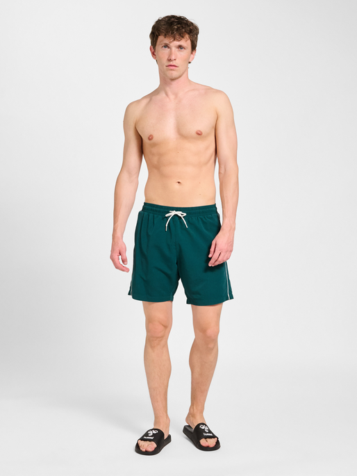 hmlPULSE BOARD SHORTS, JUNE BUG, model