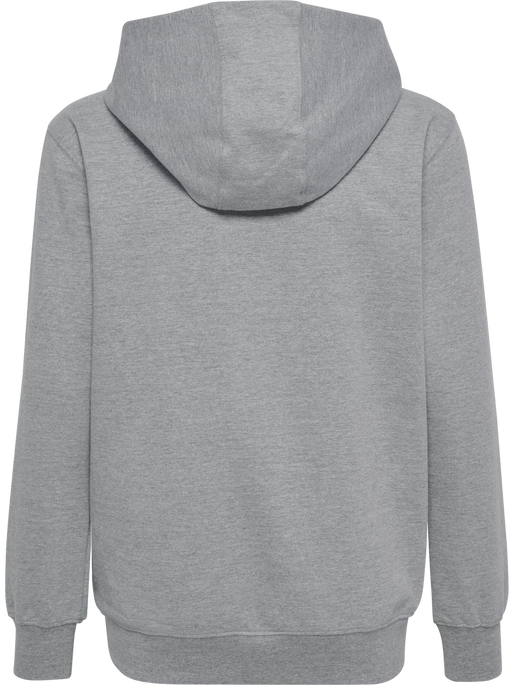 hmlGO 2.0 LOGO HOODIE KIDS, GREY MELANGE, packshot