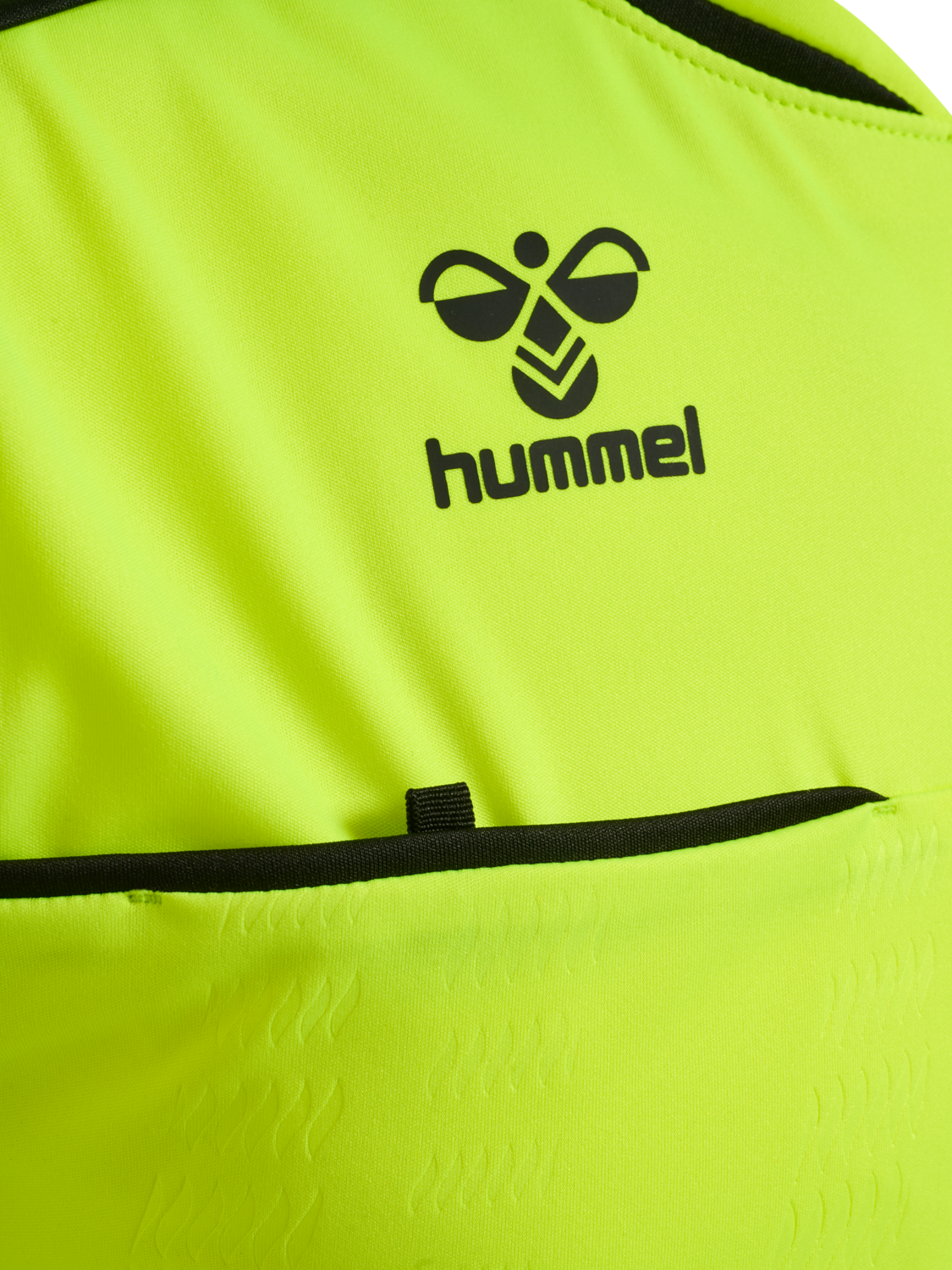 hmlREFEREE JERSEY S/S, NEON YELLOW, packshot