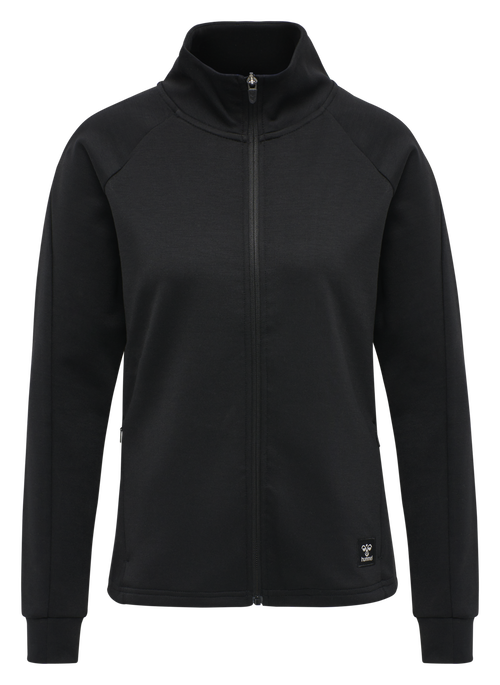 hmlESSI ZIP JACKET , BLACK, packshot