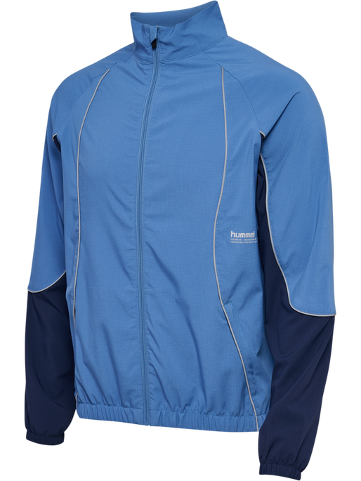 hmlPULSE WOVEN ZIP JACKET, RIVERSIDE, packshot