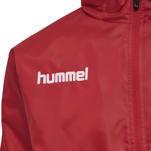 hmlPROMO RAIN JACKET, TRUE RED, packshot
