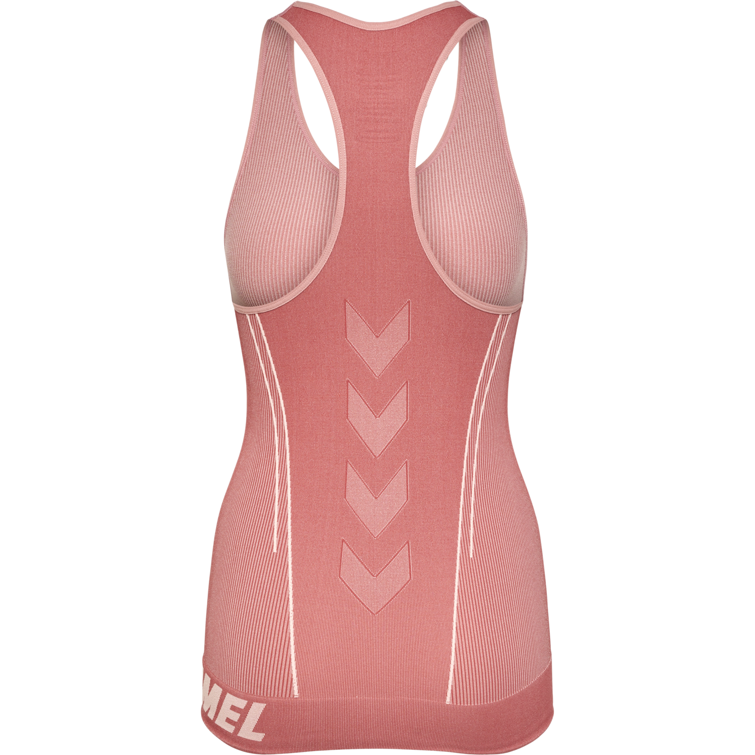 hmlTE CHRISTEL SEAMLESS TOP, WITHERED ROSE/ROSE TAN MELANGE, packshot