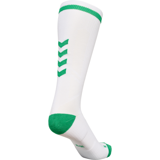 ELITE INDOOR SOCK HIGH, WHITE/JELLY BEAN ELITE INDOOR SOCK HIGH, WHITE/JELLY BEAN, packshot