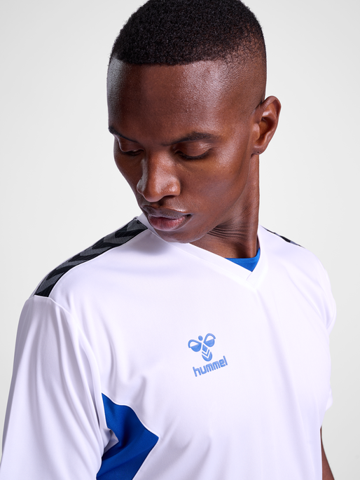 hmlAUTHENTIC PL JERSEY S/S, WHITE/TRUE BLUE, model