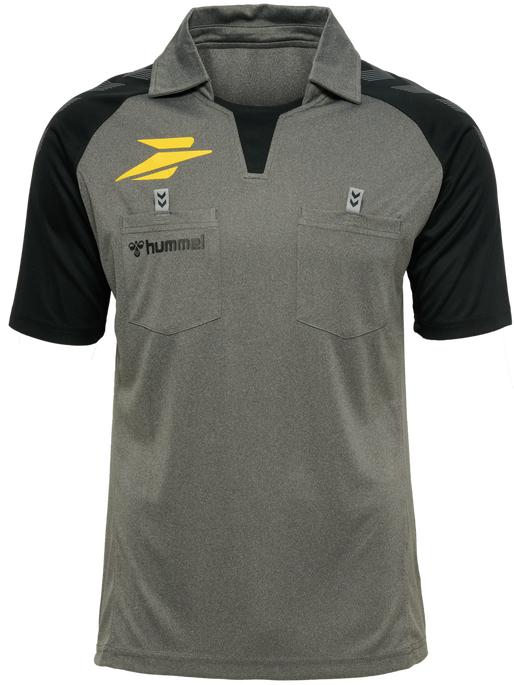 FFHB REFEREE JERSEY S/S, GREY MELANGE FFHB REFEREE JERSEY S/S, GREY MELANGE, packshot