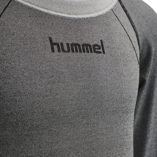 hmlMAX SEAMLESS T-SHIRT L/S, MEDIUM MELANGE, packshot