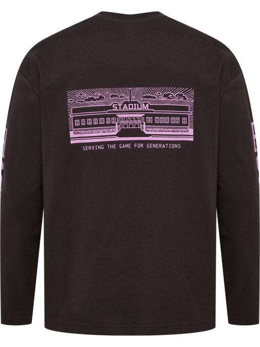 hmlLOOSE T-SHIRT L/S SW STADIUM, AFTER DARK hmlLOOSE T-SHIRT L/S SW STADIUM, AFTER DARK, packshot