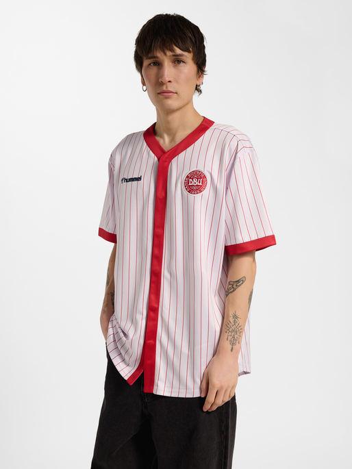 DBU 26 FAN BASEBALL JERSEY, WHITE, model