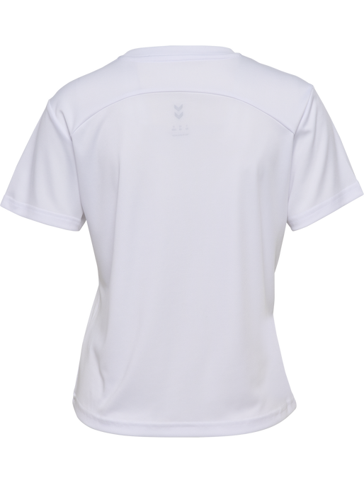 hmlPULSE TRAINING W T-SHIRT S/S, WHITE, packshot