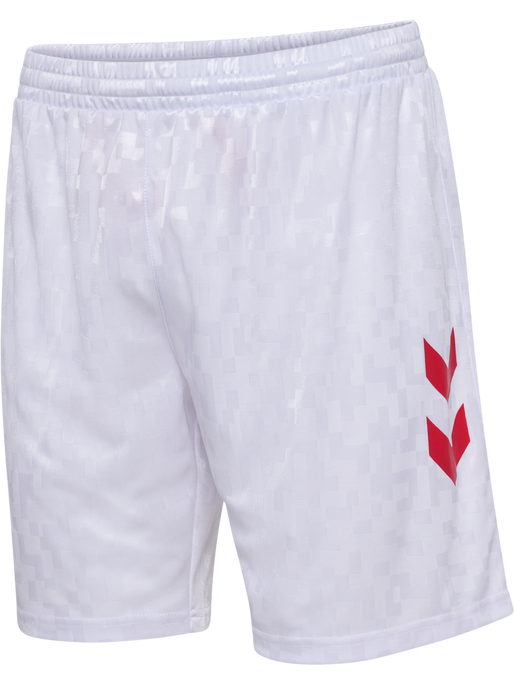 DBU 24 HOME SHORTS, WHITE/TANGO RED DBU 24 HOME SHORTS, WHITE/TANGO RED, packshot
