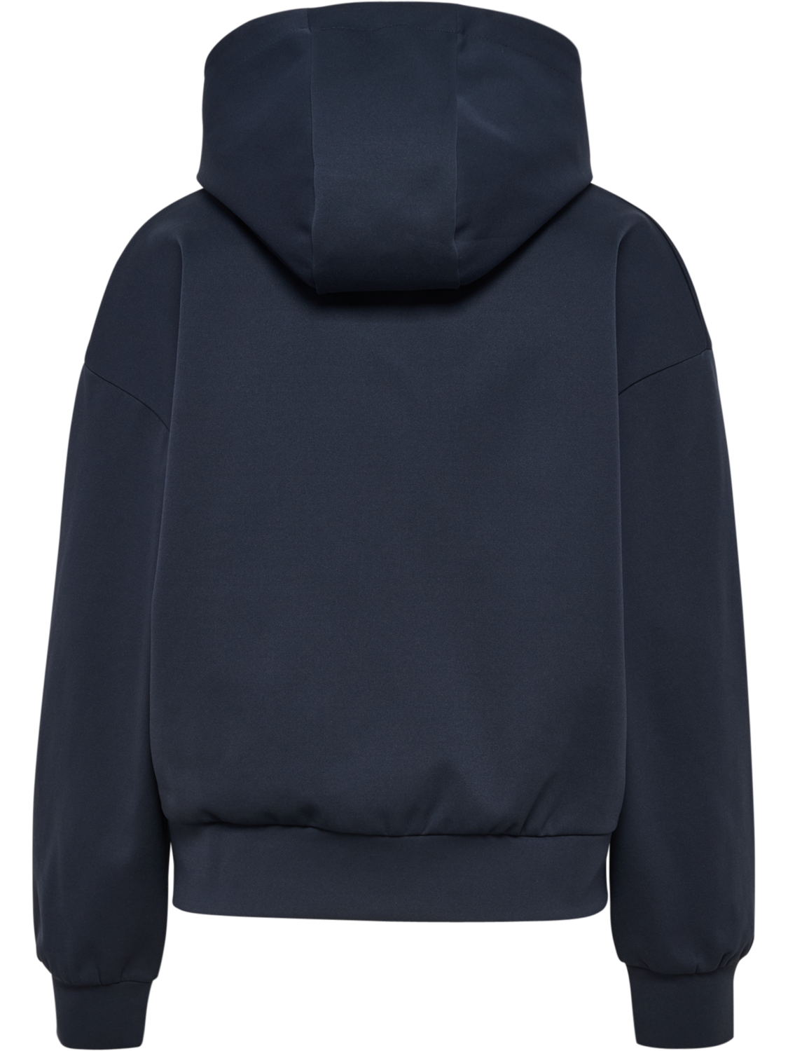 hmlDEFENDER W ZIP HOODIE, EBONY, packshot