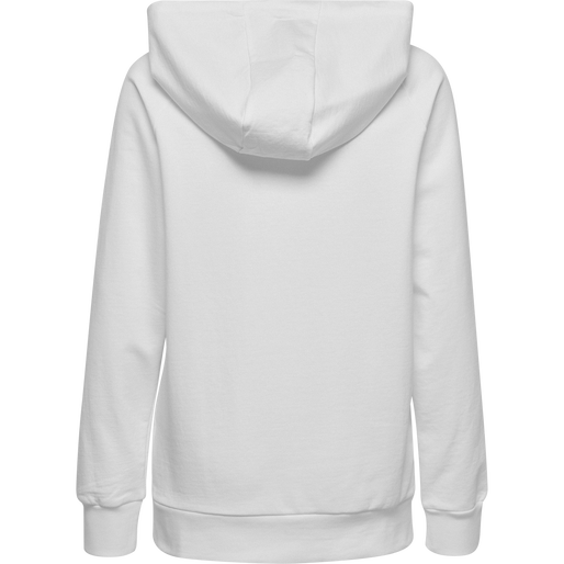 HMLGO COTTON HOODIE WOMAN, WHITE, packshot