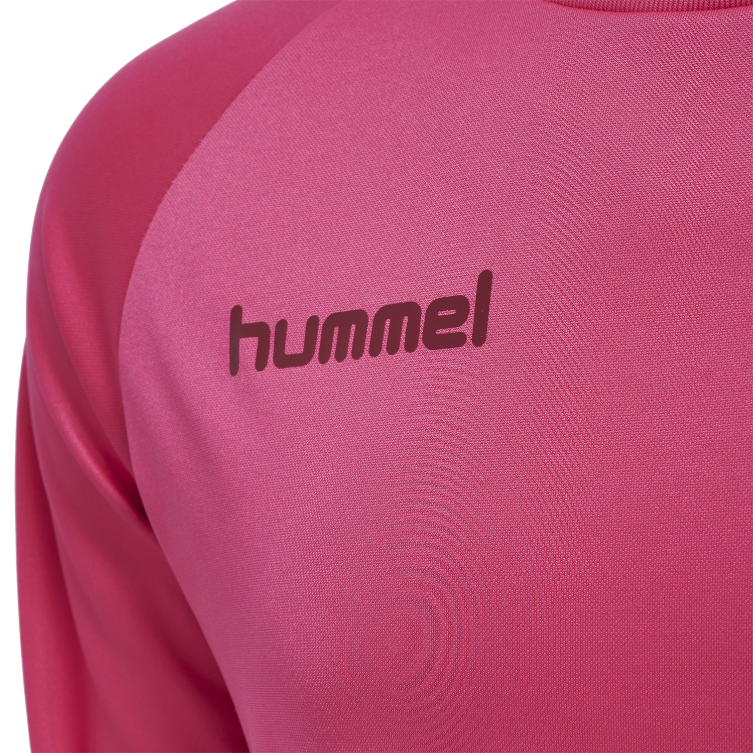 hmlPROMO POLY SWEATSHIRT, RASPBERRY SORBET, packshot