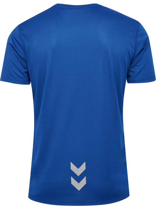 hmlRUN JERSEY S/S, TRUE BLUE, packshot