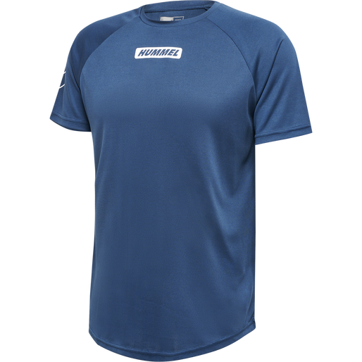 hmlTE TOPAZ T-SHIRT, INSIGNIA BLUE, packshot