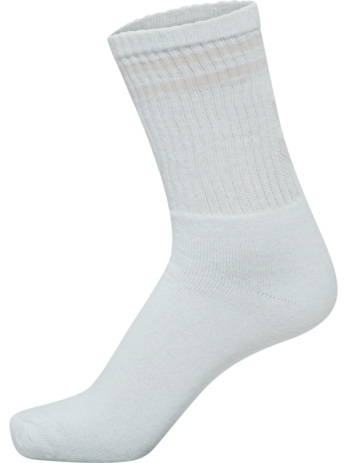 hml4 PACK DOUBLE STRIPE CREW SOCK, PALE WHITE/GREEN/PINK/BROWN, packshot