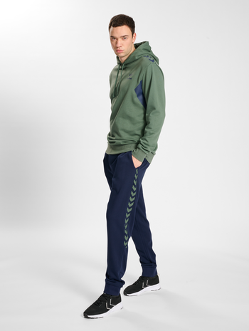 hmlSTALTIC COTTON PANTS, MARINE, model