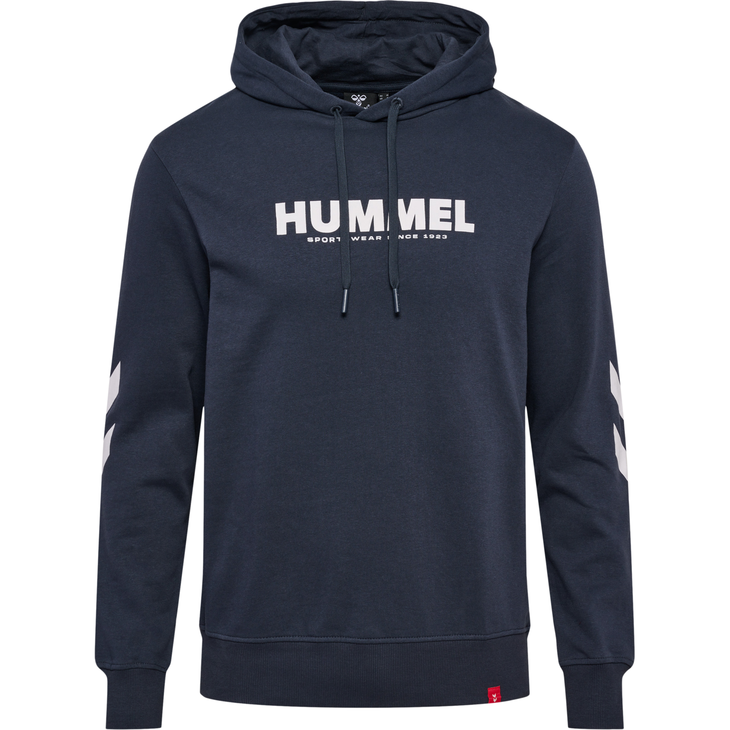hmlLEGACY LOGO HOODIE PLUS, BLUE NIGHTS, packshot